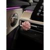 High-Appearance Car Fragrance Tablets with Tulip and Hydrangea Designs, Decorative Ornaments for Girls' Car Interiors, Aroma Diffuser Stones