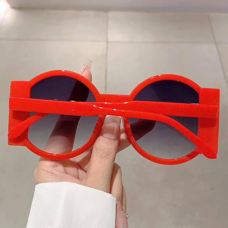 Luxury Brand Designer Y2K Oversized Round Sunglasses Women For Men Popular Sun Glasses Vintage Punk Big Frame Colorful Shades UV