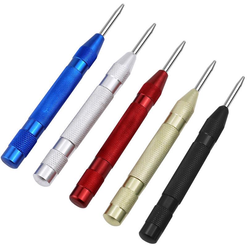 Semi-Automatic Center Punch Locator & Auto Glass Breaker Tool with Handle