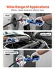 Hydraulische Slangkrimper, Hydra-Krimp AC Slangkrimper Kit met 7 Matrijzen Snap-On, Geïntegreerd Handmatig Hydraulisch A/C Slangen Krimpgereedschap voor Automotive & Air