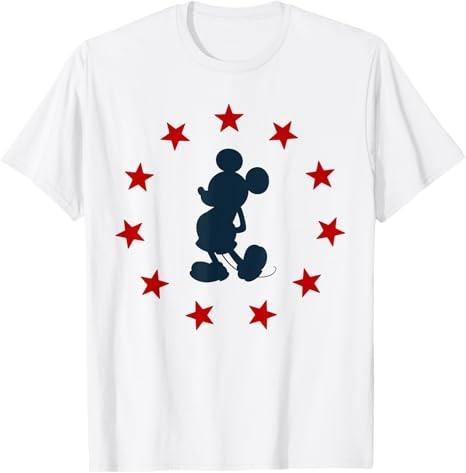 Mouse Star Spangled White TShirt S