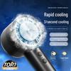 2025 USB Portable Mini Turbine Ice Fan: 100-Speed Digital Display Outdoor Handheld