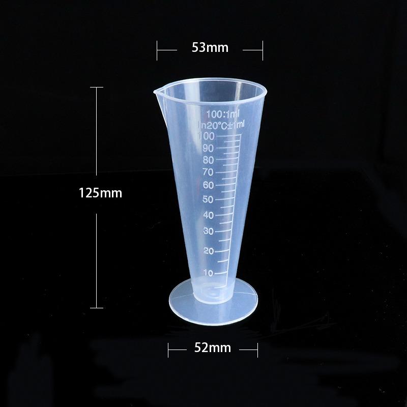 Measuring Cup Transparent Plastic Laboratory Beaker Graduated Liquid Jug Cup Kitchen Baking Cooking Measurement Scale Container