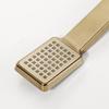 1PC ABS Hand Shower Head Bathroom Gold/Rose Gold/Brushed Gold Shower Square Sprayer Thread G1/2'
