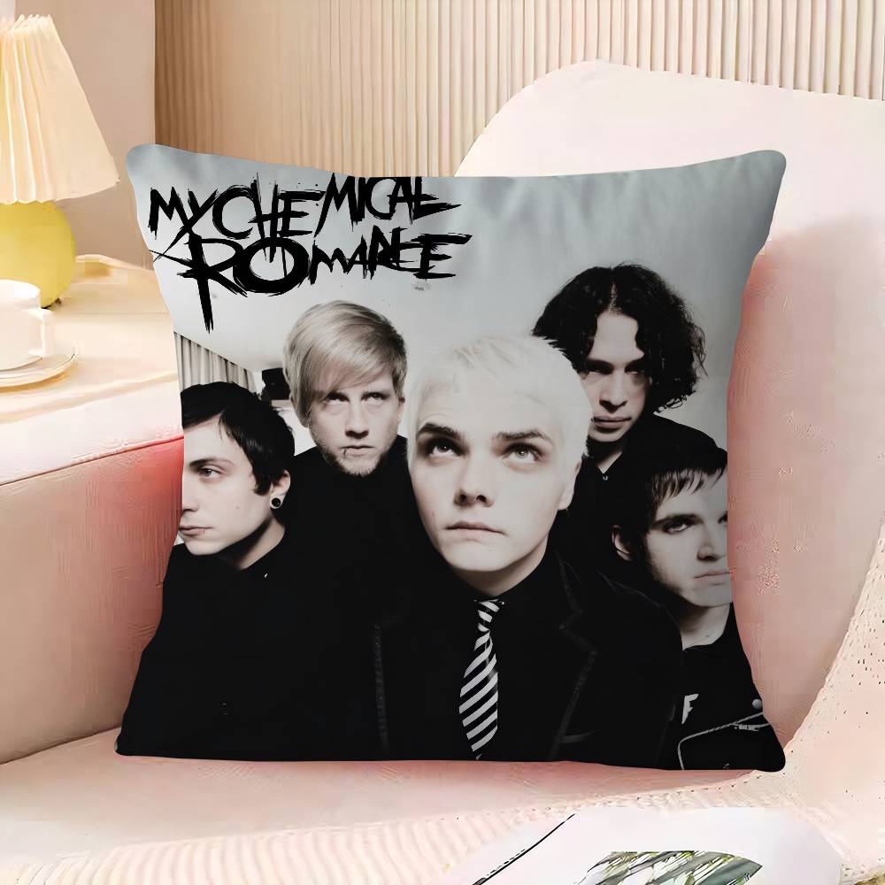 Band M-My C-Chemical R-Romance Pillow Anime Pillow Sofa Bed Head Pillow Cover Cushion Cover 45x45 Cm Fashion