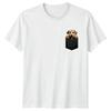 Terrier Dog Pocket Design Dogs Animals Unisex Unisex Graphic Tee Shirt