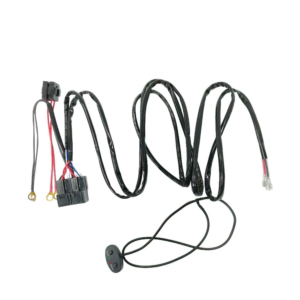 LED Lights Wiring Harness with Dual Relay Switch