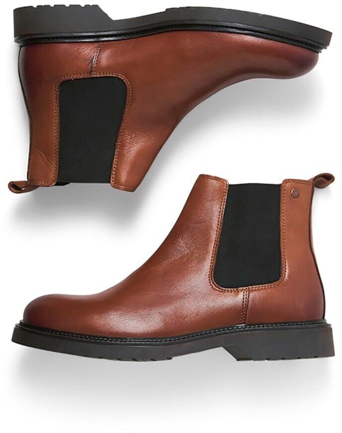 Сапоги Jack & Jones Vauxhall Leather Chelsea Boots cognac 12262902