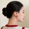 Ankola Red Bow Earrings Women'S Earrings Design Ear Jewelry Factory Earrings Light Luxury Premium Sense