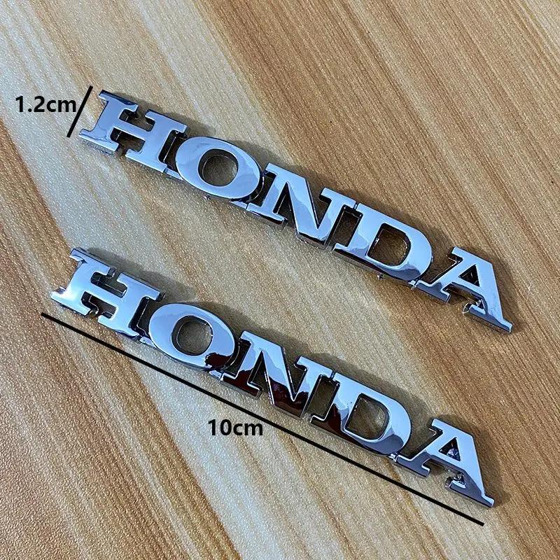CGPCF1 Suitable for Honda Motorcycle Modification, Electroplating Plastic Car Logo Sticker Car Tail Letter Label Motorcycle Sticker