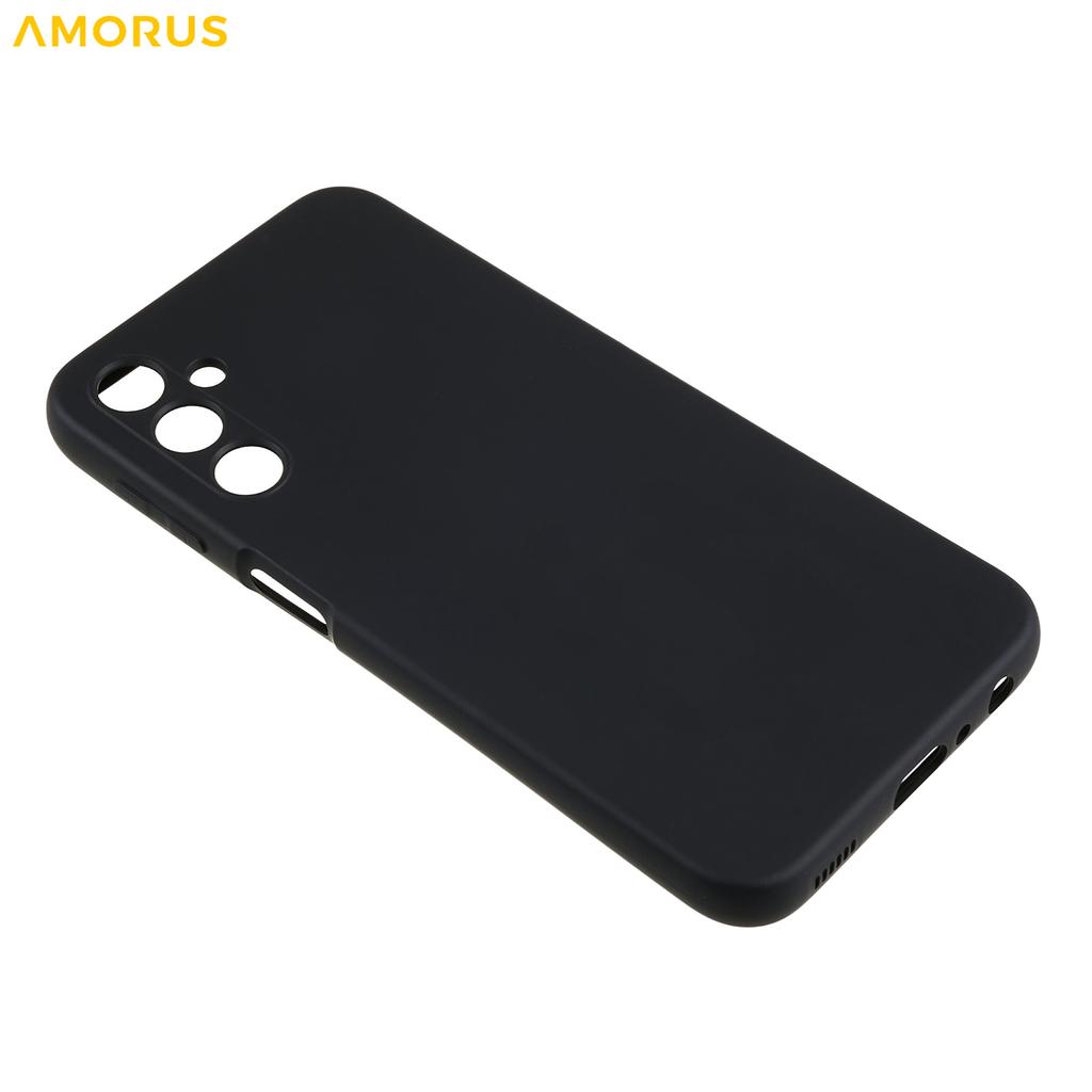 For Samsung Galaxy A24 4G (162.1mm) Case Precise Cutouts TPU Fiber Lining Shockproof Phone Cover