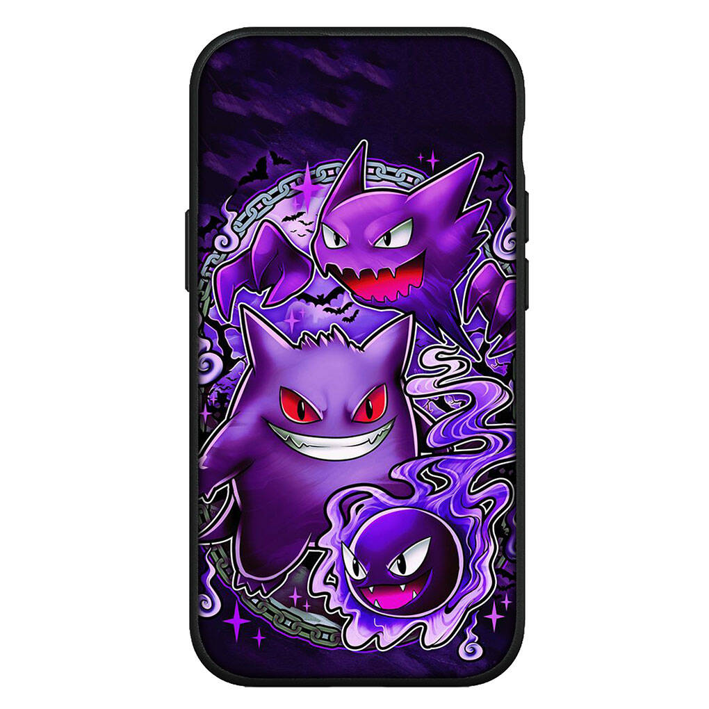 Cover for iPhone 17 16 15 Xiaomi Poco Redmi Note 14 13 12 11 Pro Max X 9 16e Samsung Galaxy S25 S24 S23 OPPO Huawei GO Gengar Casing Phone Case