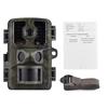 4K Trail Camera 16MP Wildlife Scouting Camera Tracking Camera with 2.0 Inch   Color Screen PIR Sensors 0.5s Trigger Time Supports Infrared Night Vis