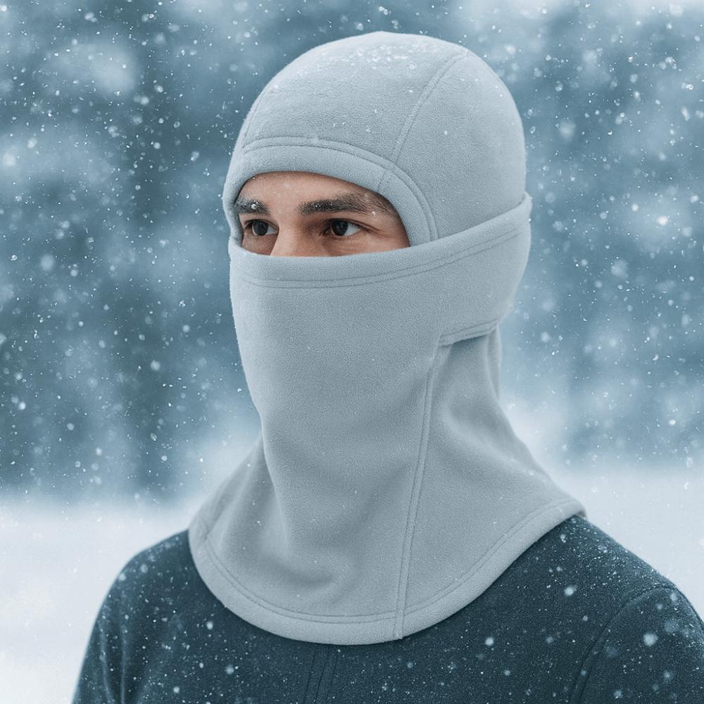 Thermal Cycling Head Cover Neck Protection Full Face Mask Breathable Balaclava Cycling Hat  Skiing