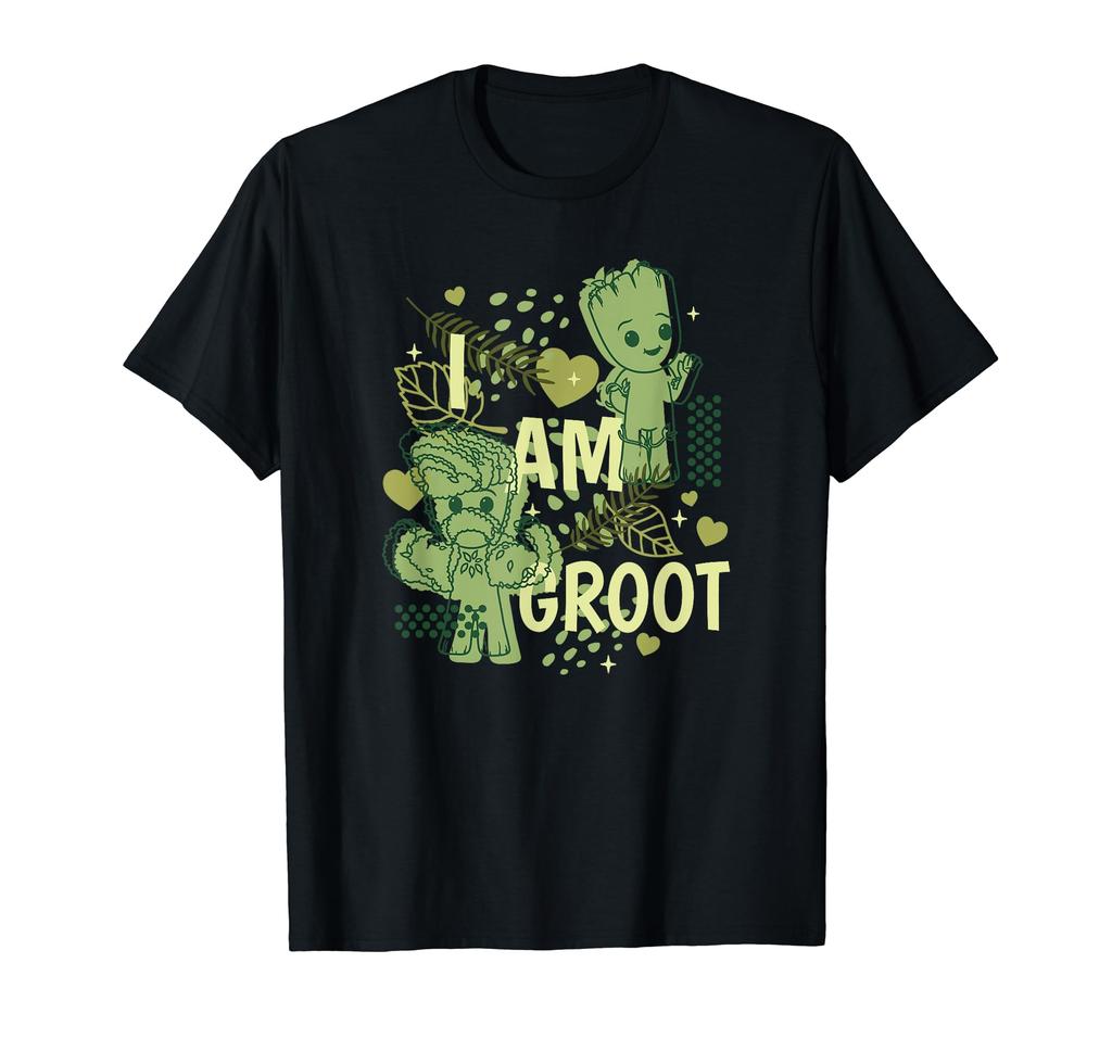 Marvel I Am Groot Cute Groot Quote Poster T-Shirt