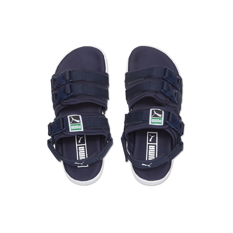 Puma Leadcat Ylm Outdoor Beach Sports Sandals Unisex Sandals Navy-Blue 365630-04