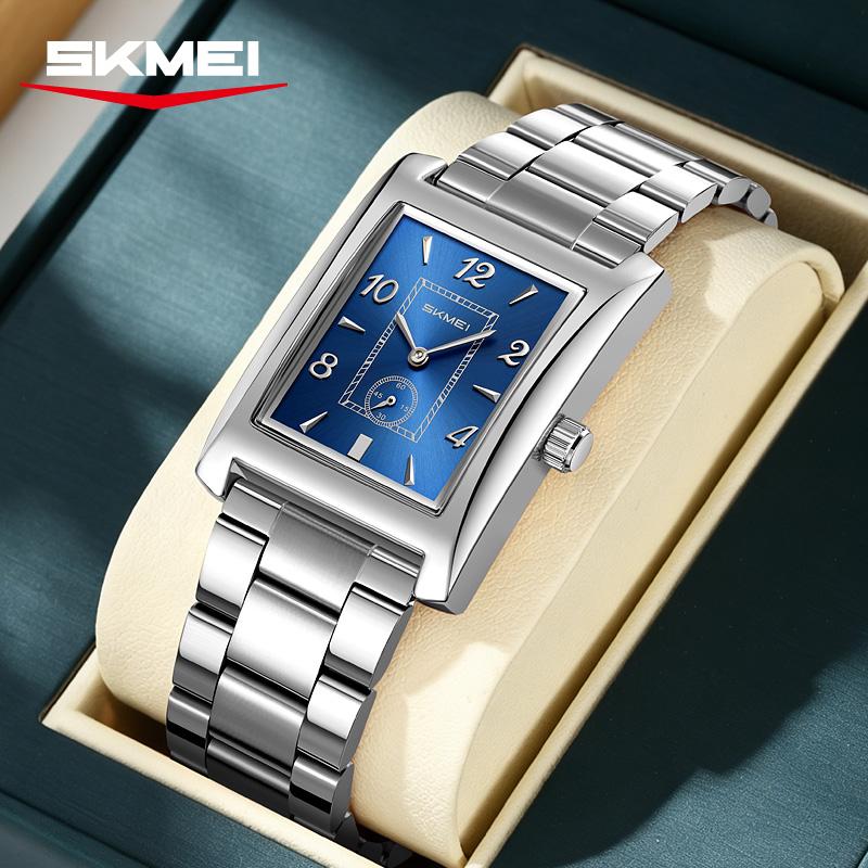SKMEI 2679 New Simple Fashion Brand Casual Business Men's Stainless Steel Strap Exquisite Casual Quartz Watch Relgios Masculino