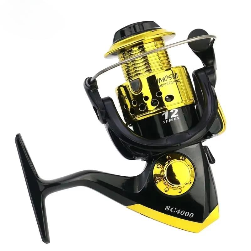 New Electroplating Head Fishing Reel Swivel Wheel Bearing 5.5:1 Gear Ratio Fishing Reel Swivel Wheel Fishing Gear Suitable for Various Sea Areas