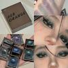 Gold Brown Cream Glitter Eyeshadow Palette Highlighter Shimmer Makeup Brighten Sparkling Shiny Punk Smoky Monochrome Eye Shadow