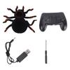 Remote Control Spider Toy 360 Degrees  Rotating RC Wall Climbing Spider with LED Eyes Fun Electronic Animal Toy for