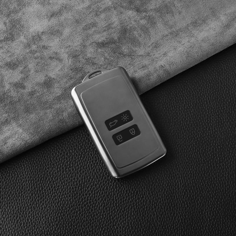 

TPU Car Key Case Cover Shell for Renault Megane 2 4 Clio 5 Captur Koleos Arkana Austral Talisman Zoe Card Key Bag Accessories