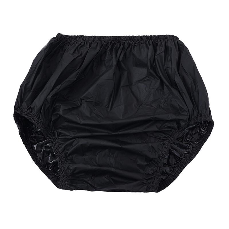 Leakproof Adult Diaper Cover Water Resistant Plastic Pants Incontinence Underwear Briefs Reusable Pull On Underpants
