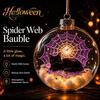 Eye-catching Seasonal Party Supplies Halloween Ball Ornament, Light Up Plastic Clear Hanging Decorations Decoration with Cat/Skeleton/Bat Inside