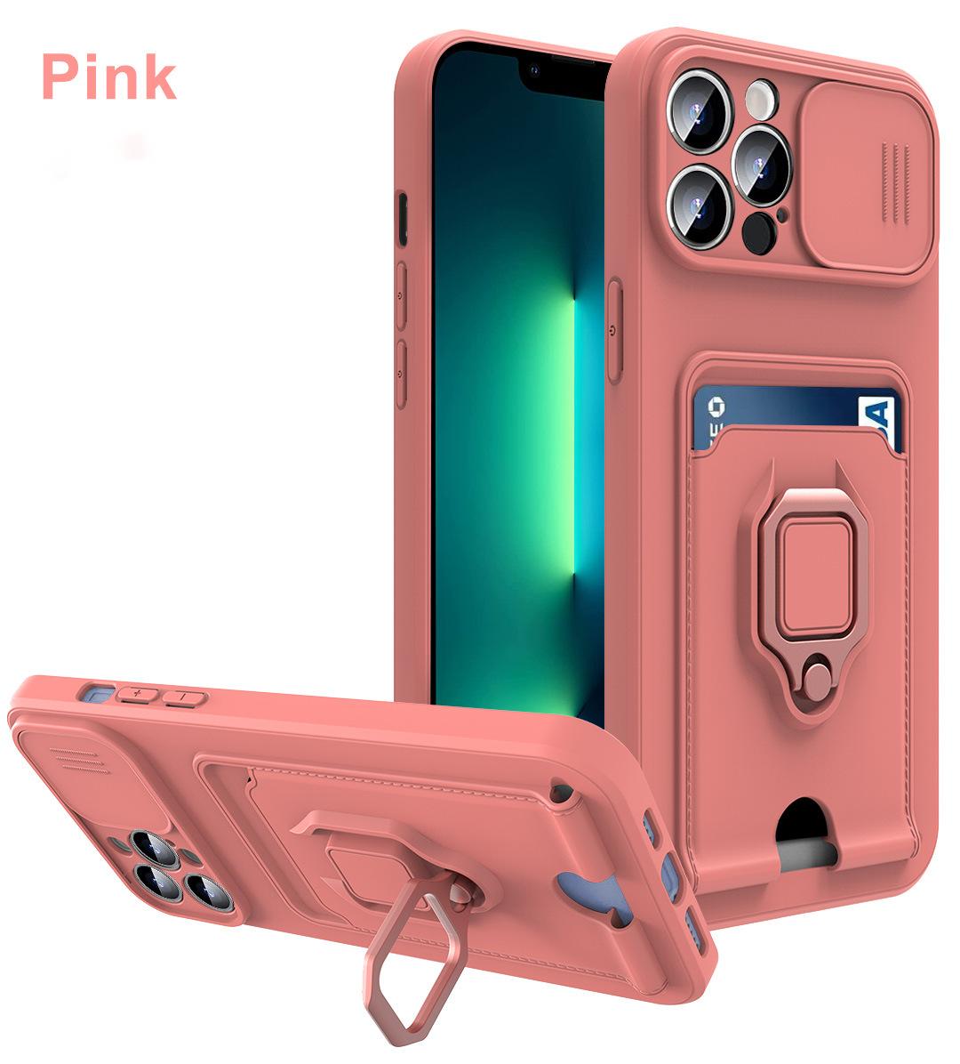 

Слайд Камера TPU Чехол для iPhone 16 15 11 12 13 14 Pro Max XS X XR 8 7 6S Plus Противоударный Броня Слоты для Карт Кошелек Силиконовая Крышка for iPhone 15