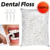 1000Pcs Tooth Cleaning Disposable Dental Floss Oral Hygiene Care Dental Floss Stick  Teeth Cleaning