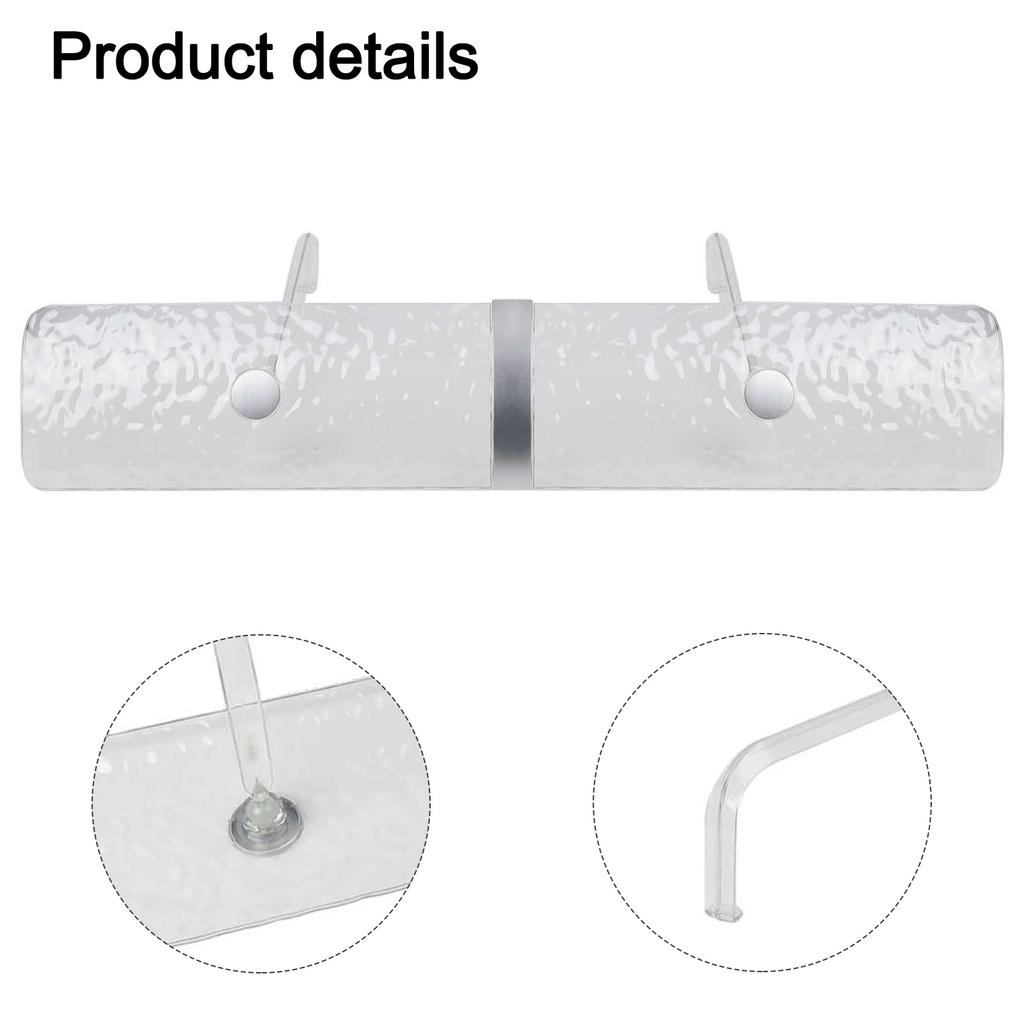 Wind Deflector Exhaust Baffle Home Improvement Accessories Anti Direct Blowing PET Replacement Transparent 1pc