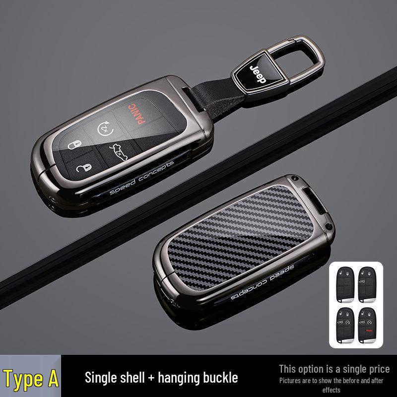 Ersatzschale für Dodge Journey, Jeep Grand Cherokee und Chrysler Smart Key Fernbedienung.