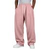 Pantaloni da tuta casual larghi da uomo con elastico in vita e coulisse
