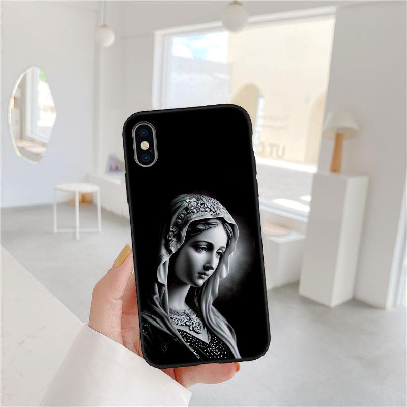 BF115 Virgen Maria Soft Shell Phone Case for Redmi Note 13 14 Pro+ Plus A3 A3X 13X 13C 13R 14S 14C 14R