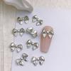 Metal Nail Art Studs 3D Metal Nail Art Jewelry Decorations Bows Rabbits Moon Multi-Shapes Nail Decoration Accessories