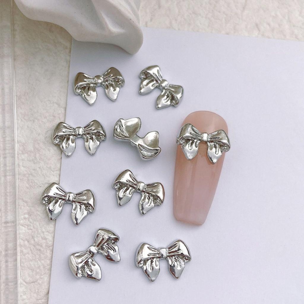 Metal Nail Art Studs 3D Metal Nail Art Jewelry Decorations Bows Rabbits Moon Multi-Shapes Nail Decoration Accessories