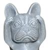 Bulldog Figurine No See No Speak Bulldog Ornament Handmade Resin Hear No Evil Dog Statue