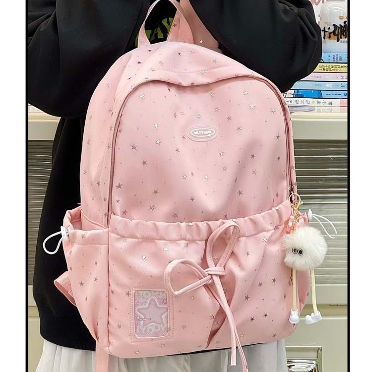 Schoolbag wholesale Korean version cartoon star backpack women's large capacity college style student schoolbag cute fashion versatile backpack