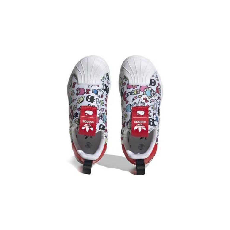 Adidas Hello Kitty X Superstar 360 C Hello Kitty and Friends Kids Sneakers White Cloud-White Vivid-Red HQ4094