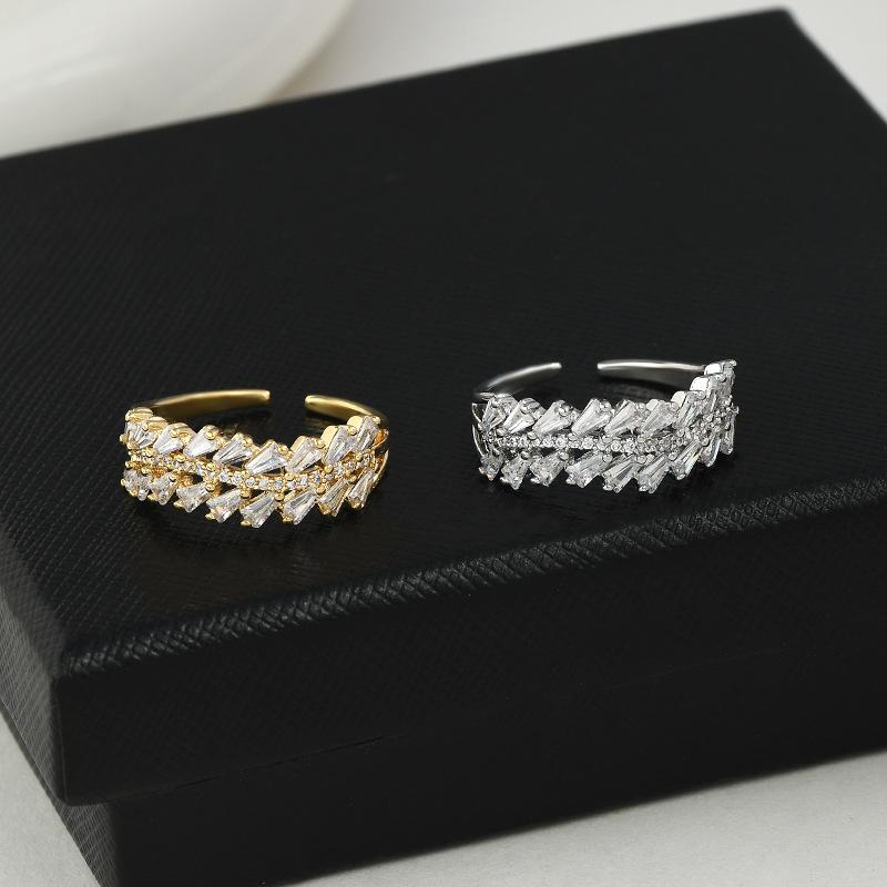 Adjustable Women's Ring Versatile Fashion Personality Simple Clean Ins Style Girl Summer Beach Vacation Jewelry Finger Ring Wedding Party Jewelry