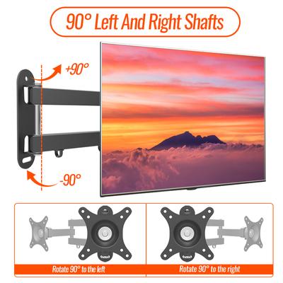 Suporte de Parede para TV Ajustável Universal Suporte Universal Rotativo Suportes de TV para Monitor LCD LED de 14 a 32 Polegadas Painel Plano