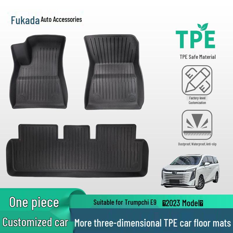 GAC Trumpchi E9 2023 TPE Custom Floor Mats - Wear-Resistant Rubber