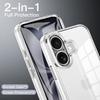 360° Kompletní ochrana těla Průhledné pouzdro Pro iPhone 17 Air 16 16E 15 14 13 12 Mini 11 Pro Max Plus Oboustranný nárazníkový kryt