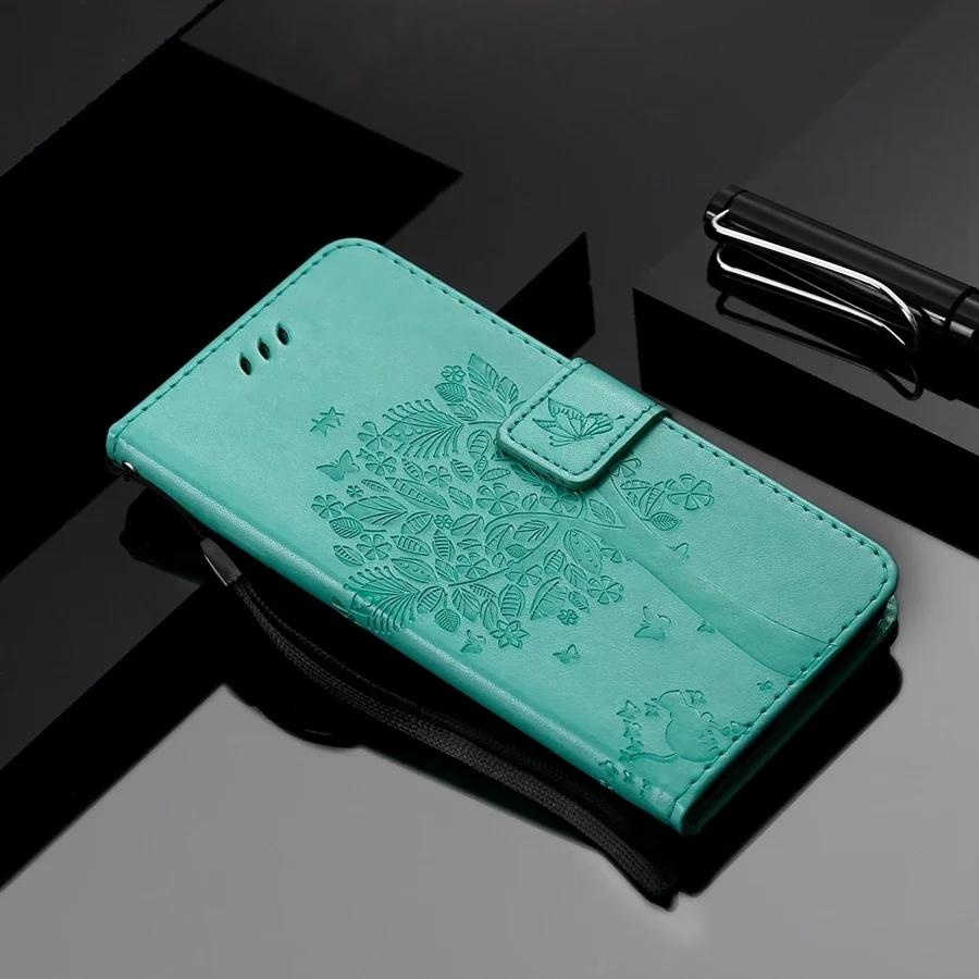 Wallet Tree Embossing Flip Leather Case For Samsung Galaxy A07 A15 A16 A17 A35 A36 A55 A56 S25 Edge S24 S23 S22 S21 Ultra S20 FE