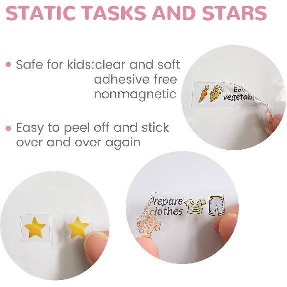 Magnetic Chore Chart for Kids, Reward Chart for Kids Behavior;Unicorn Kids Chore Chart, Good Responsibility Chart Board for One Child at Home
