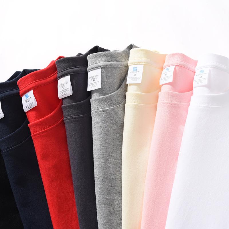 Versatile Youthful Short-Sleeve Pure Cotton T-Shirt - Summer Collection in Black, White, Beige, Pink
