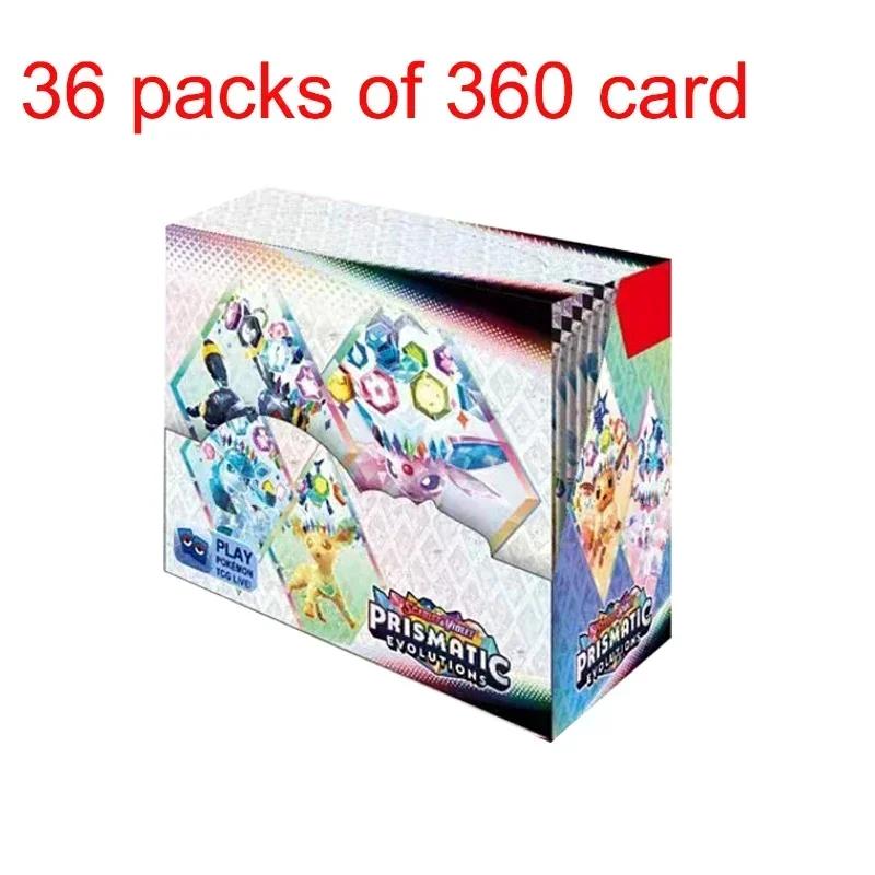 Niet-giftig Nieuw 360 Pokmon Scarlet Violet Zwarte Draak Witte Draak Kaart Pokmon Booster Zwaard Schild Serie Huisdier Elf Flash Kaart