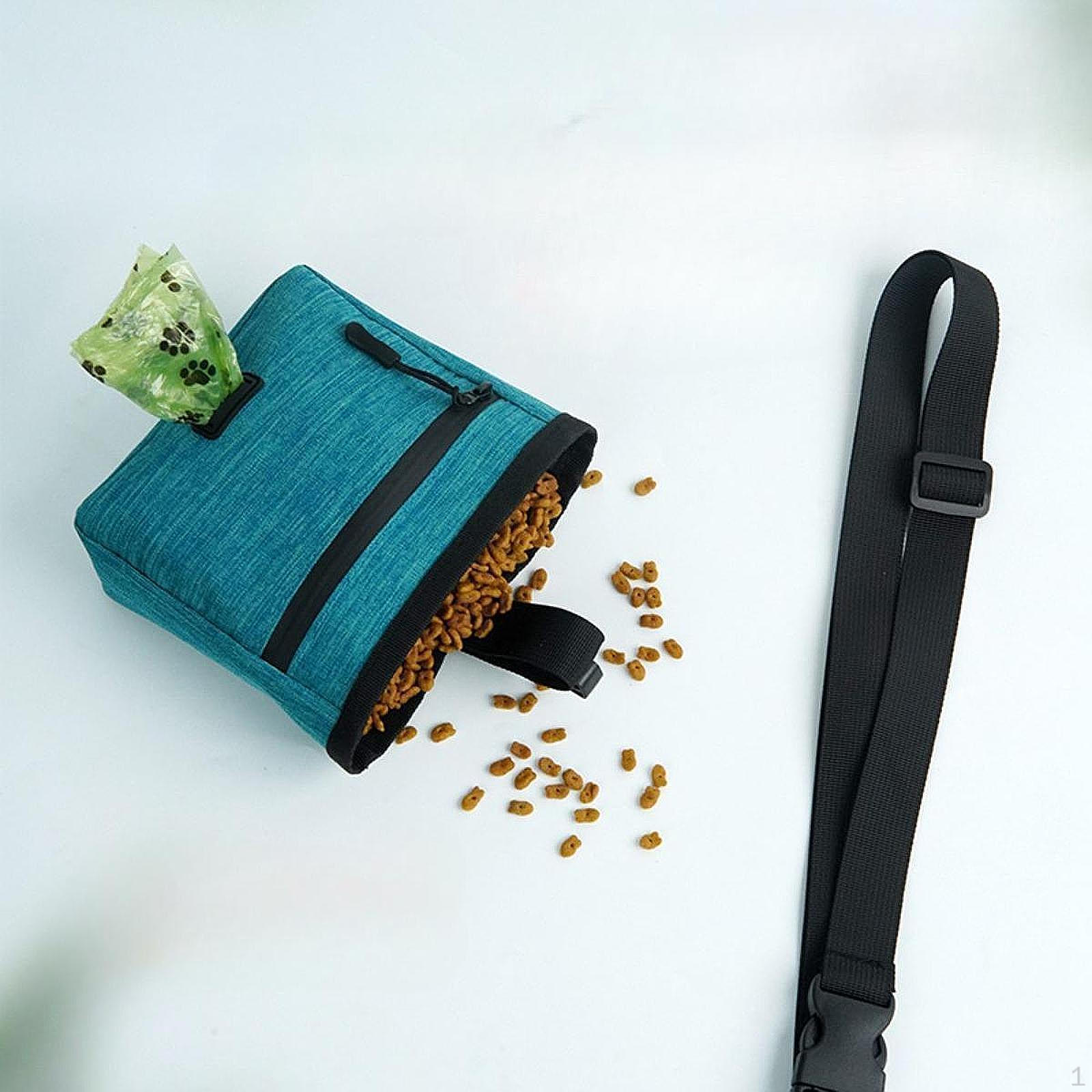 

Dog Treat Pouch Bag Avoid Spilling Sturdy Small Pocket Sized feed Snack Reward Case Pet зелений