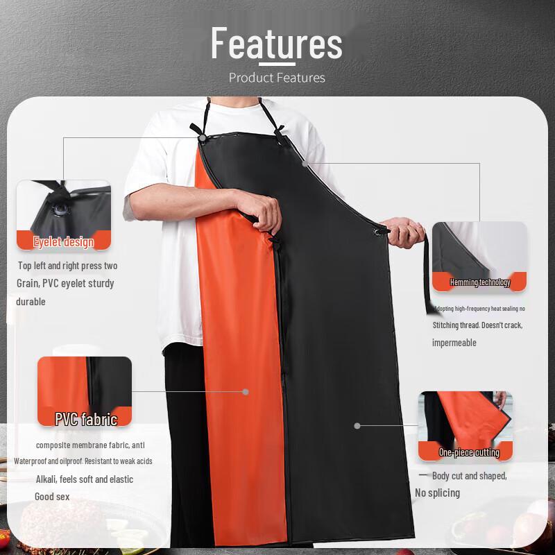 

COKRSUPE Unisex Double-Layer Waterproof Apron