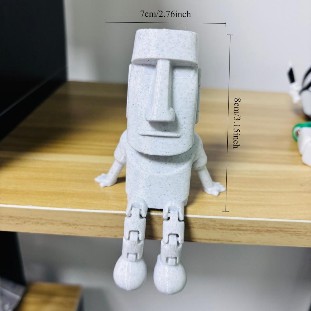 3D Printed Seated Figures, Easter Seated Figures Desktop Ornaments, Mini Unique Souvenir Decorations and Ornaments