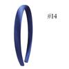 1.5cm Solid Headbands Satin Headband DIY Crafts Hairband Colorful Head Bands for Girls Women Thin Elastic Hair Hoop Accessories